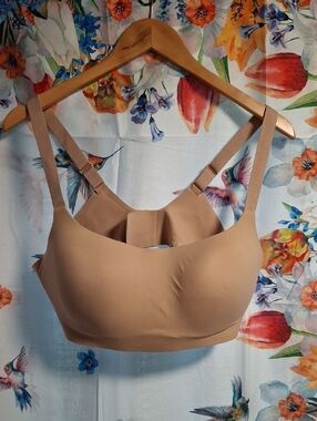 aerie Nude/Tan Seamless Wireless Comfort Bra Size Xl